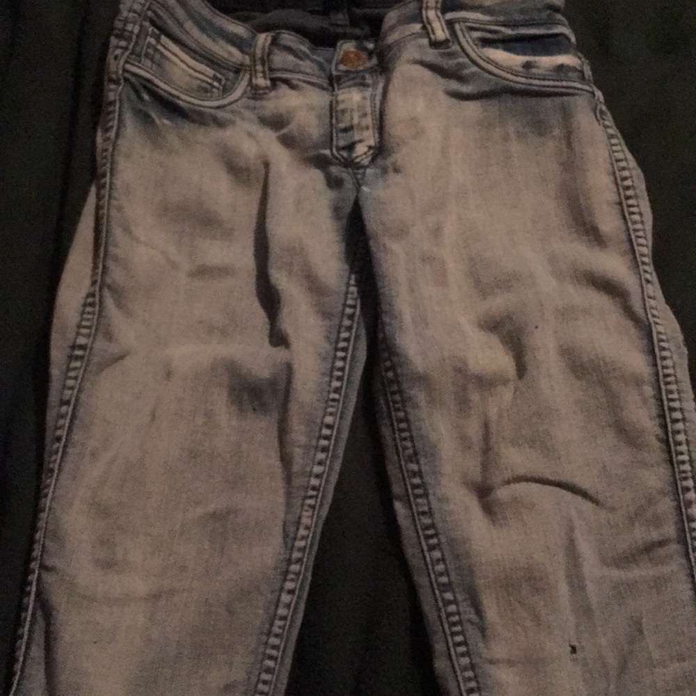 Reversible blue jeans
